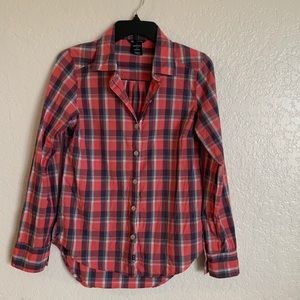 Women’s Oakley plaid long sleeve. Sz small